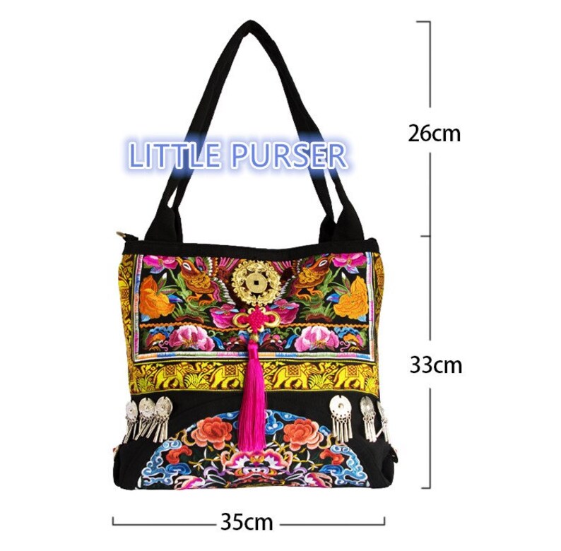 Hand Made bag/ Embroidery Tote Bag/Obliquely across the Etsy