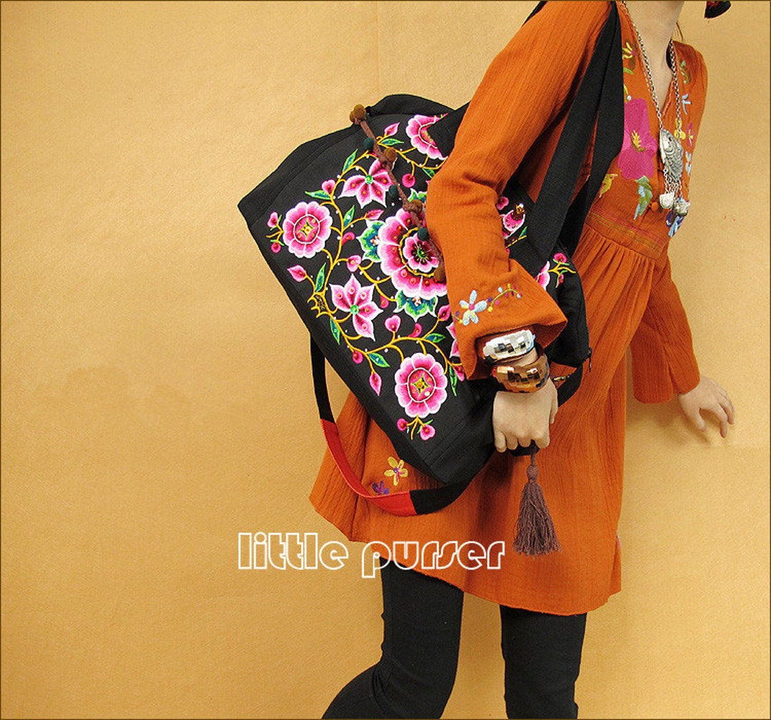 Hand Made Bag/ Embroidery Tote Bag/casual Bags/fashion Etsy