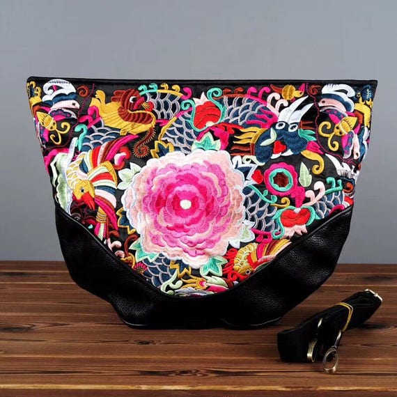 Hand Made bag/ Embroidery Tote Bag/Casual bags/Fashion Etsy
