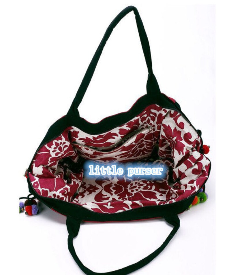 Hand Made Bag/ Embroidery Tote Bag/obliquely Across the Etsy