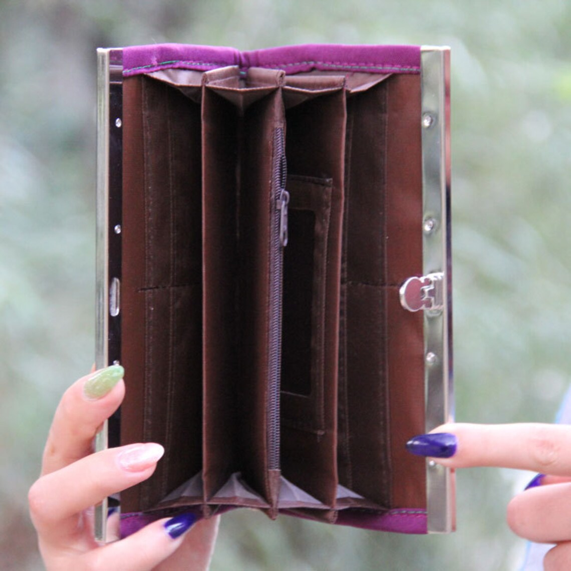 Vintage Wallet Hand Embroidered Clutch Folk Style Ladies Etsy