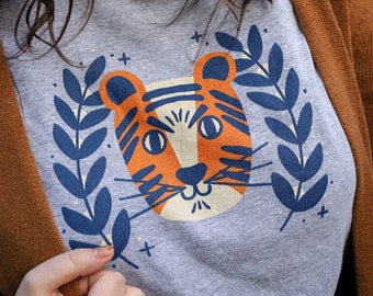 PREORDER — Illustrated Tiger Tshirt Unisex Size