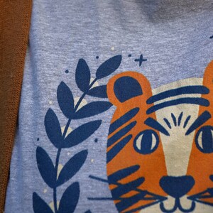 PREORDER Illustrated Tiger Tshirt Unisex Size image 5