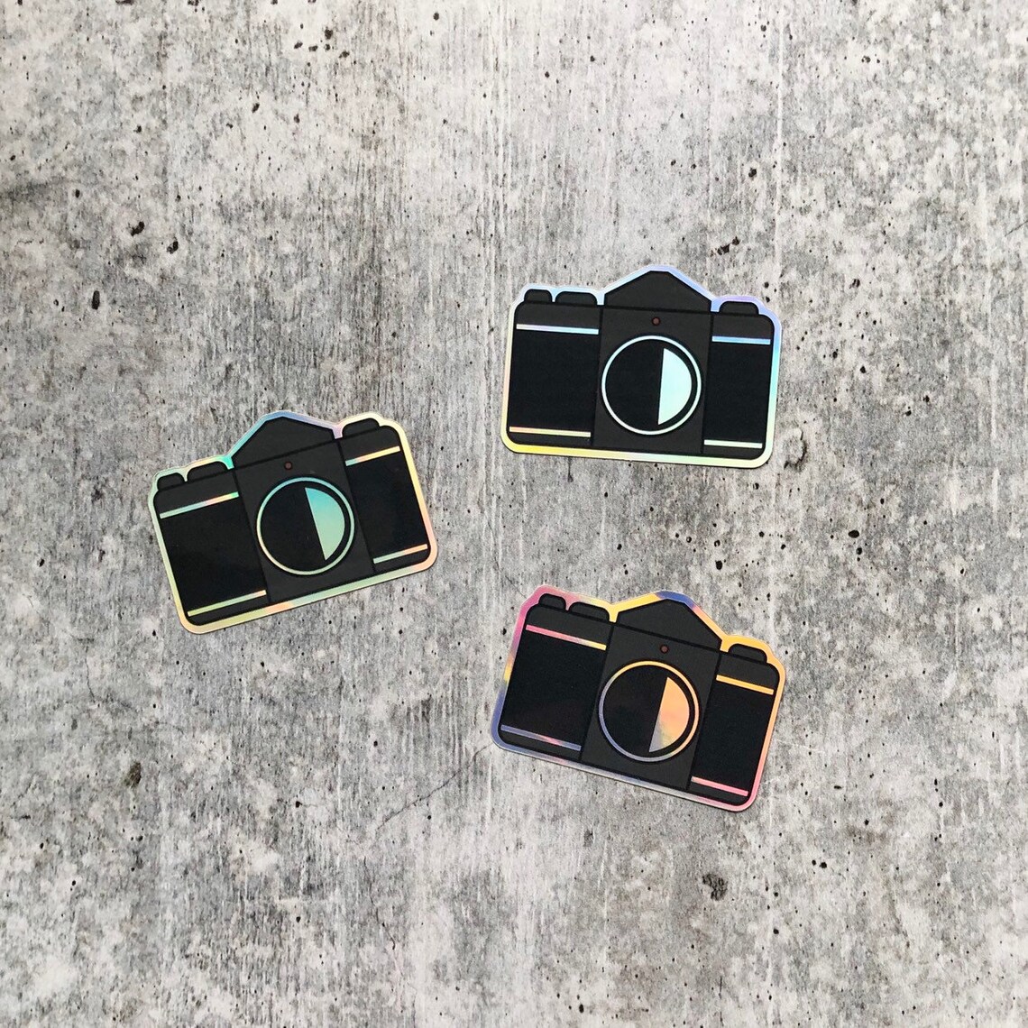 Holographic Camera Sticker – Die Cut Photography Decal - Etsy