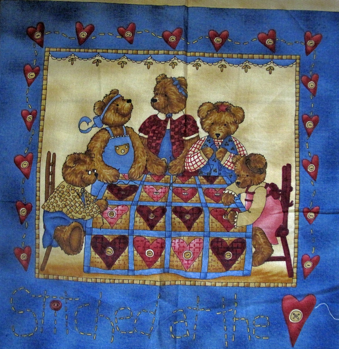 Fabric Bargain Adorable Quilting Bees Panel Teresa Kogut Fabric 6 Cute