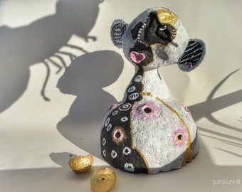 papier mâché, ensemble de bijoux, livraison gratuite, boucles d’oreilles, papier, poule, multicolore, cadeau, décoratif, planète, cadeau pour maman, cadeau pour moi, fait à la main, amusant.