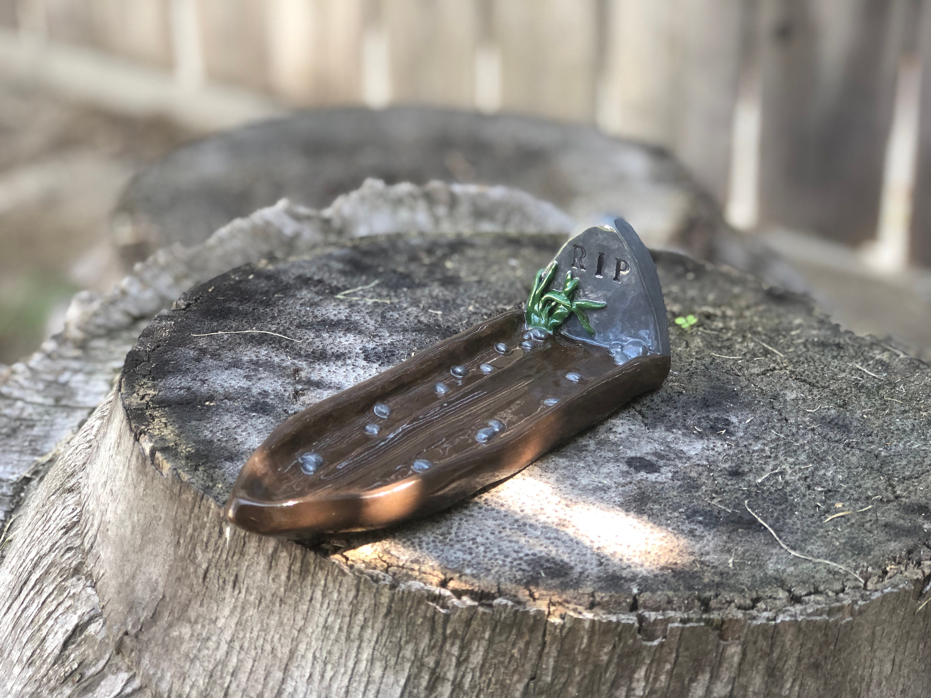 GRAVE Incense Burner OneofaKind Unique Ceramic Handmade Etsy