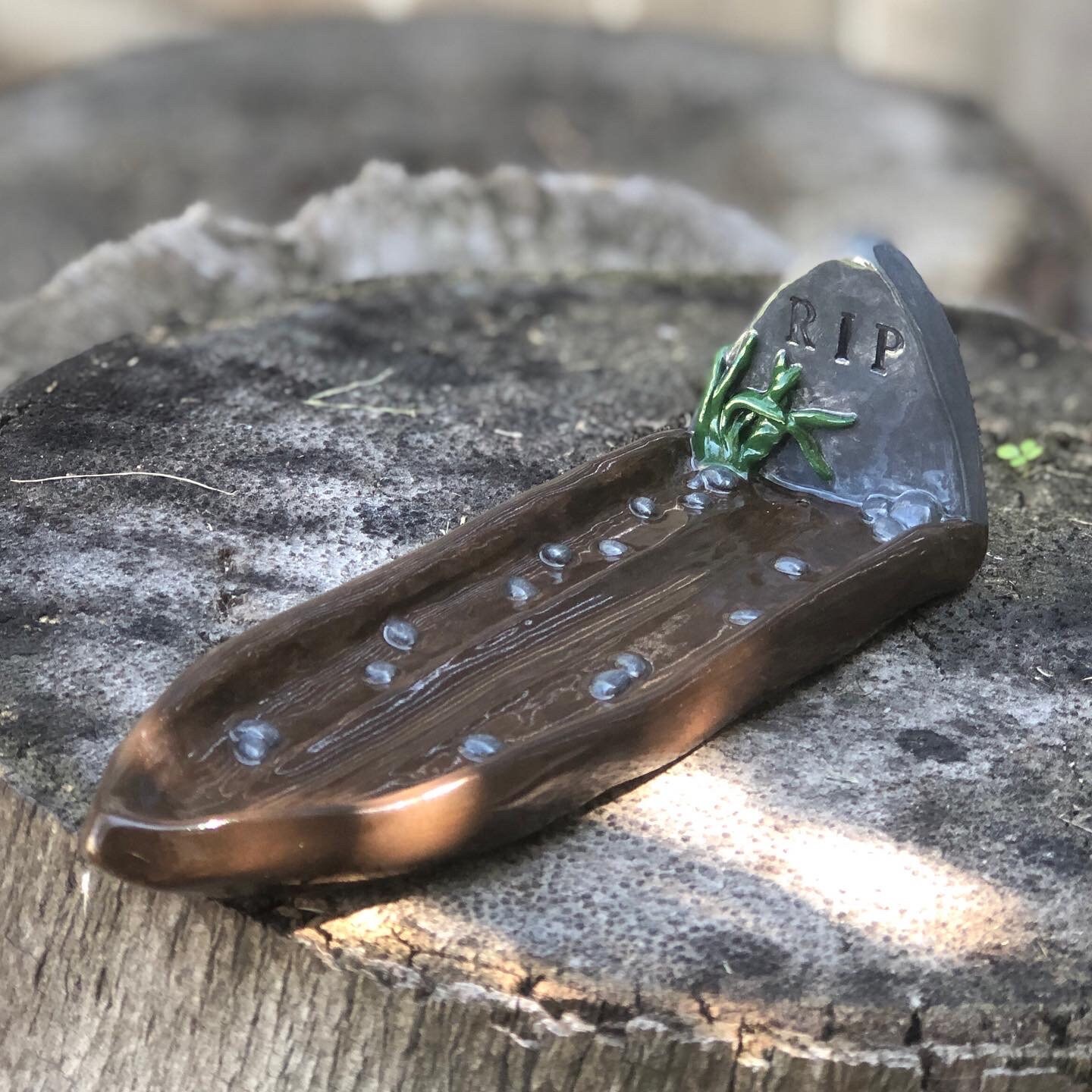 GRAVE Incense Burner Oneofakind Unique Ceramic Handmade Etsy