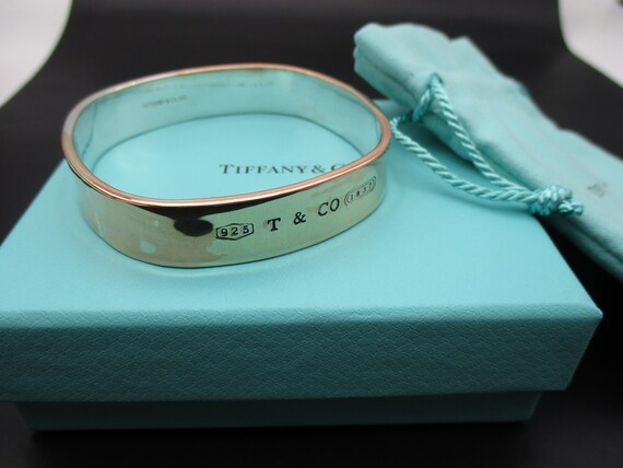 Retired TIFFANY & CO 1837 Square Bangle Bracelet Box and - Etsy