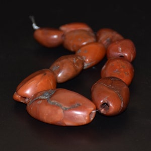 Ancient tibetan Pema Raka Carnelian Beads