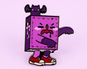 Horror Book Scary Story Monster Enamel Pin