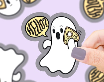 Ghost Planchette Call Vinyl Sticker, Spooky Sticker, Cute Halloween, Ghost Sticker, Ouija Board Sticker, Haunted, Creepy, Waterproof Sticker