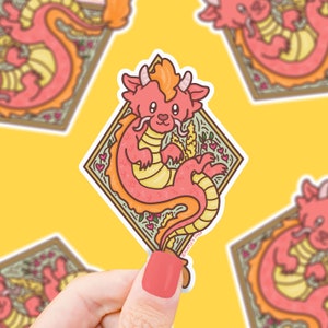 Cute Lunar New Year 2024 Sticker Sheets - Year of the dragon - Chinese new  year