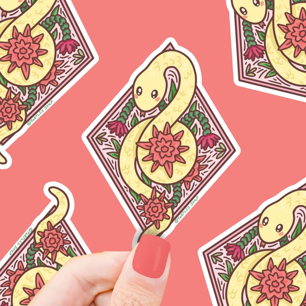 Year of the Snake Chinese Zodiac Lunar New Year Vinyl Sticker