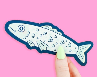 Sardine Bookmark: Funny Bookish Gift for Foodies