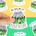 Mountain Sticker, Funny Stickers, Outdoorsy Gift, Gift For Him/Her, Adventure Decal, Camping Sticker, Gift For Hiker