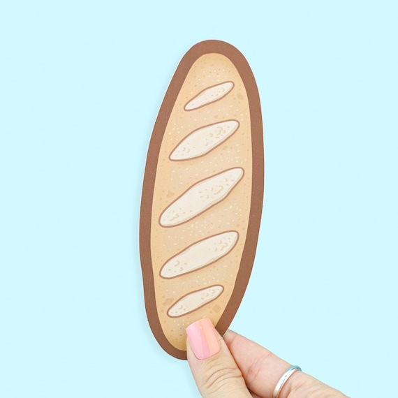 Baguette Bookmark, Bread, Foodie, Bookish, Reader Gift, Summer, Page Saver, Book Marker, Food, French Bread, Funny, Picnic, Bookmark