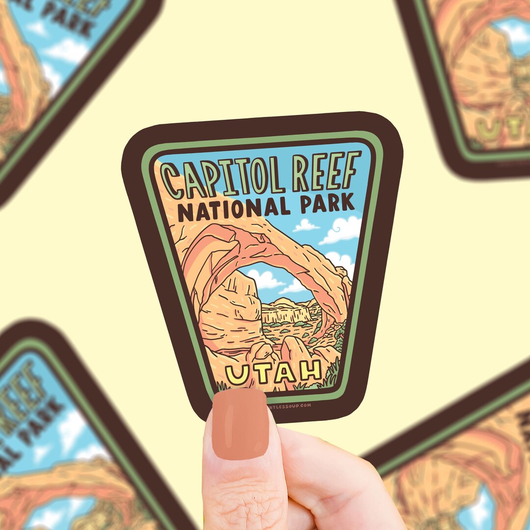 Capitol Reef, Utah, National Park, Traveling, Collectible Souvenir ...