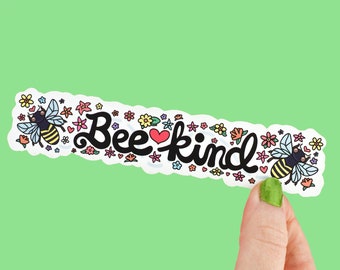 Bee Kind Bookmark, Reading, Book Lover Gift, Cute Bookmark, Bookish, Reader Gift, Cute Bees, Pun, Gardening Bookmark, Plant Lovers