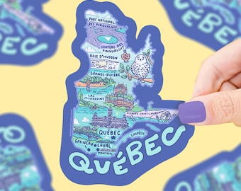 Quebec Travel Sticker: Parc National Des Pingualuit, Waterproof Vinyl