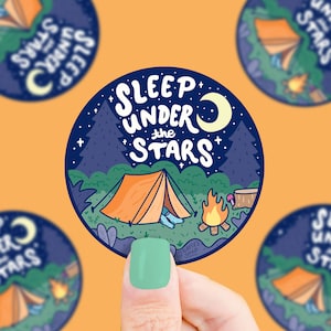 Sleep Under the Stars Vinyl Sticker