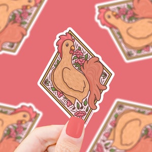 Year of the Rooster Chinese Zodiac Lunar New Year Vinyl Sticker