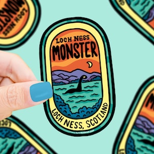 Loch Ness Monster Cryptid Location Sighting Waterproof and Weather Resistant Vinyl Sticker