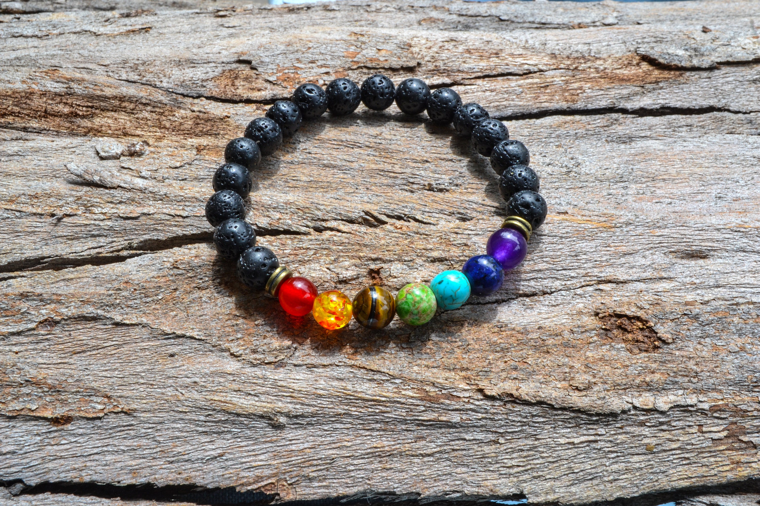 Mens Chakra Bracelet Mens Bracelet Gemstone Bracelet Gift for Etsy