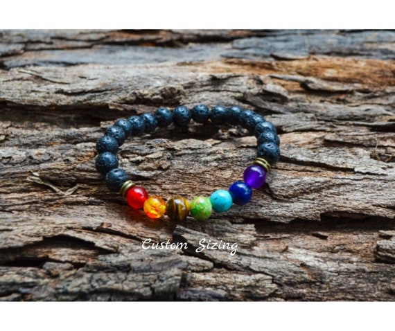 Stress Anxiety Relief Energy Healing Mens Reiki Gemstone Wood Bracelet –  Spiritual Diva Jewelry