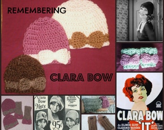 PATTERN:  Remembering Clara Bow............First design from The "It Girl" Series