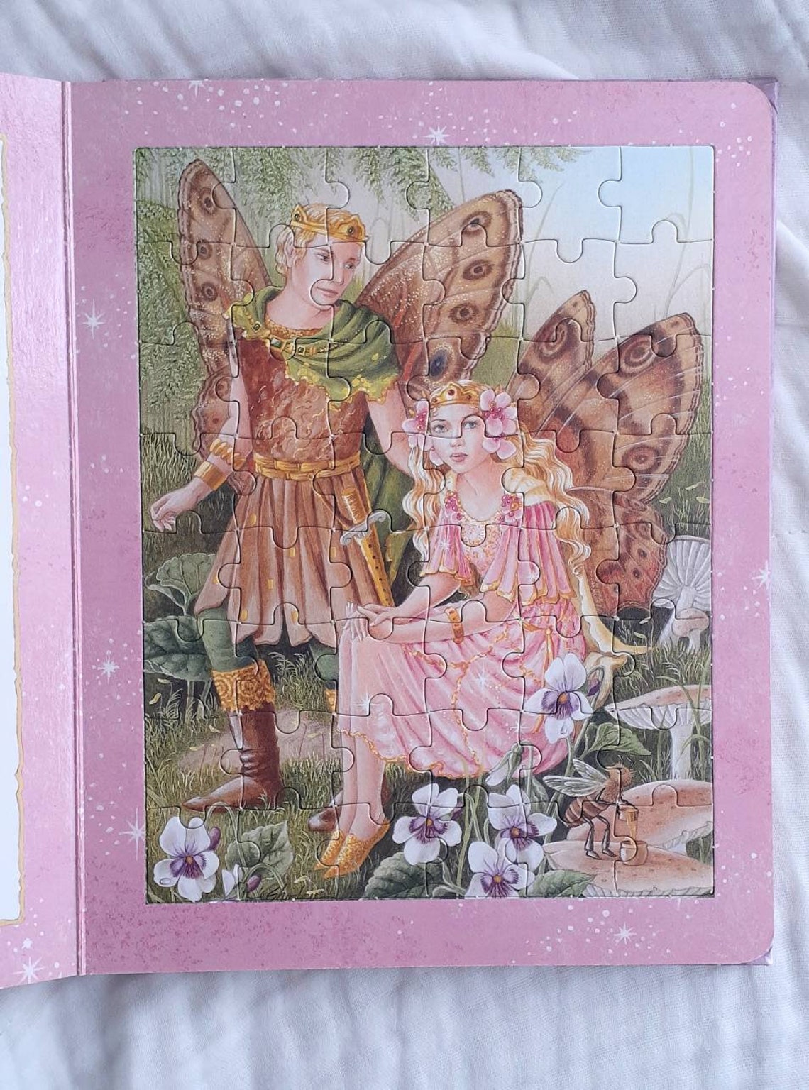 Shirley Barber's Fairy Princess Jigsaw book Etsy