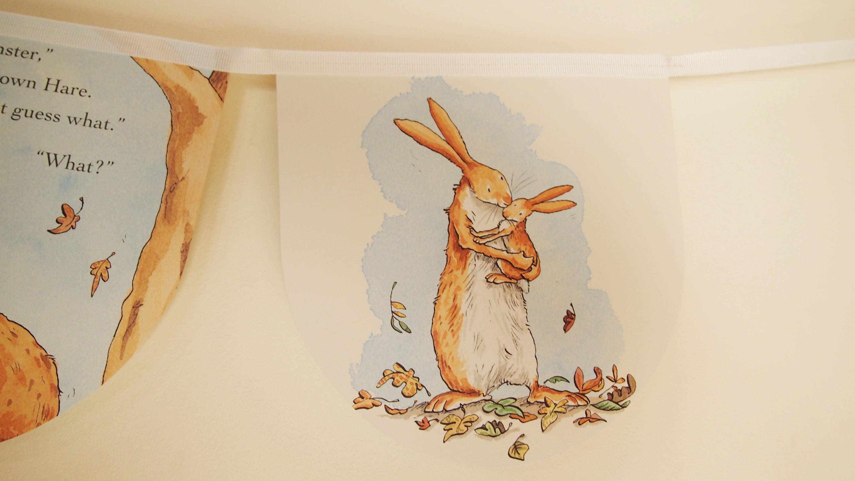 Guess How Much I Love You in the Autumn Banner Etsy