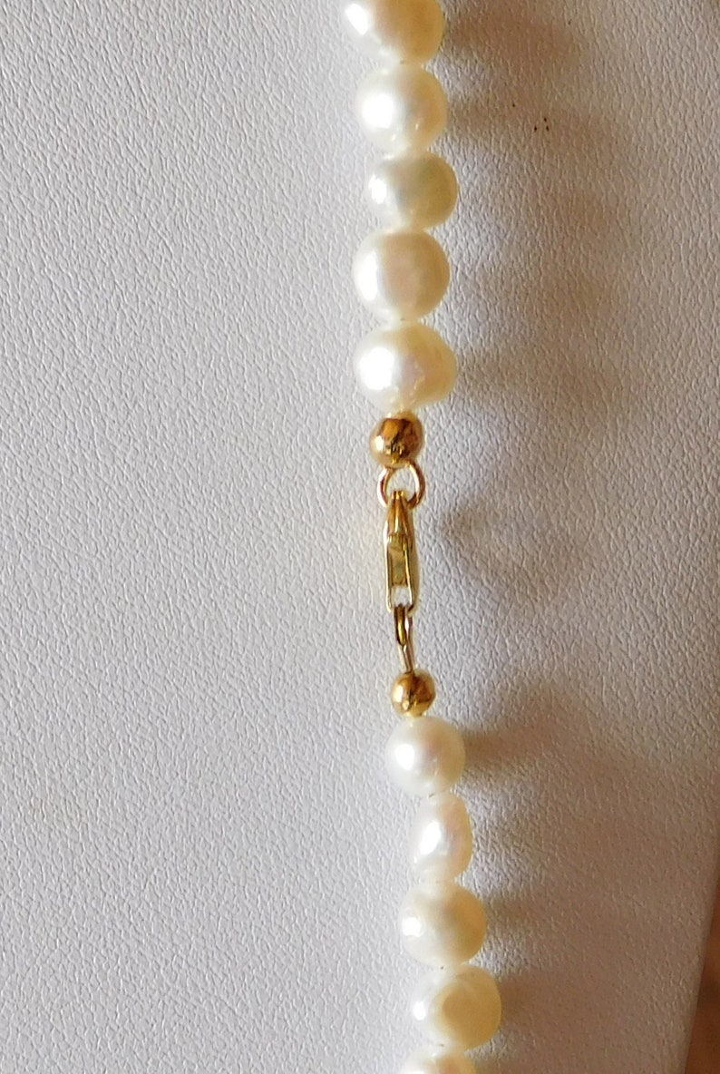 Freshwater baroque pearl necklace with garnet wedding necklace sterling silver necklace bridal necklace bridesmaid