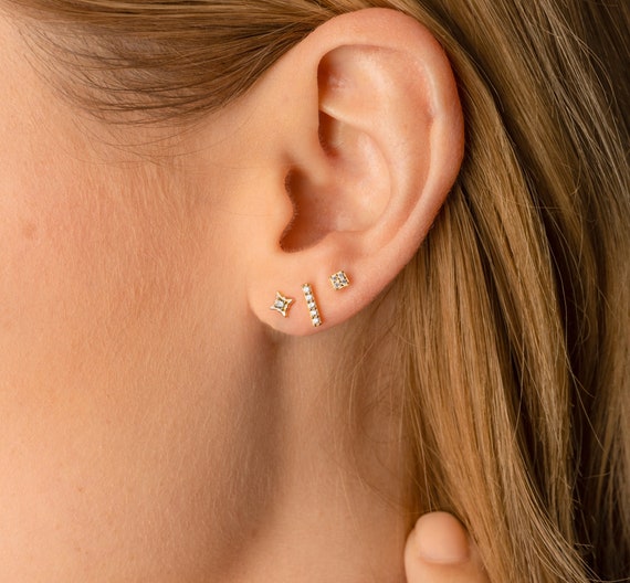 Set of 2024 3 earring studs