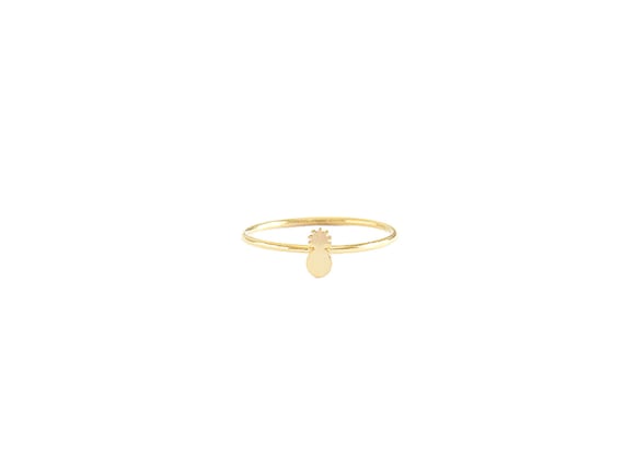 Tiny Pineapple Ring 4010 | Etsy