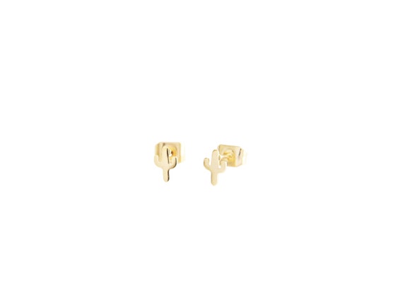 Tiny Cactus Stud Earrings 3005 | Etsy