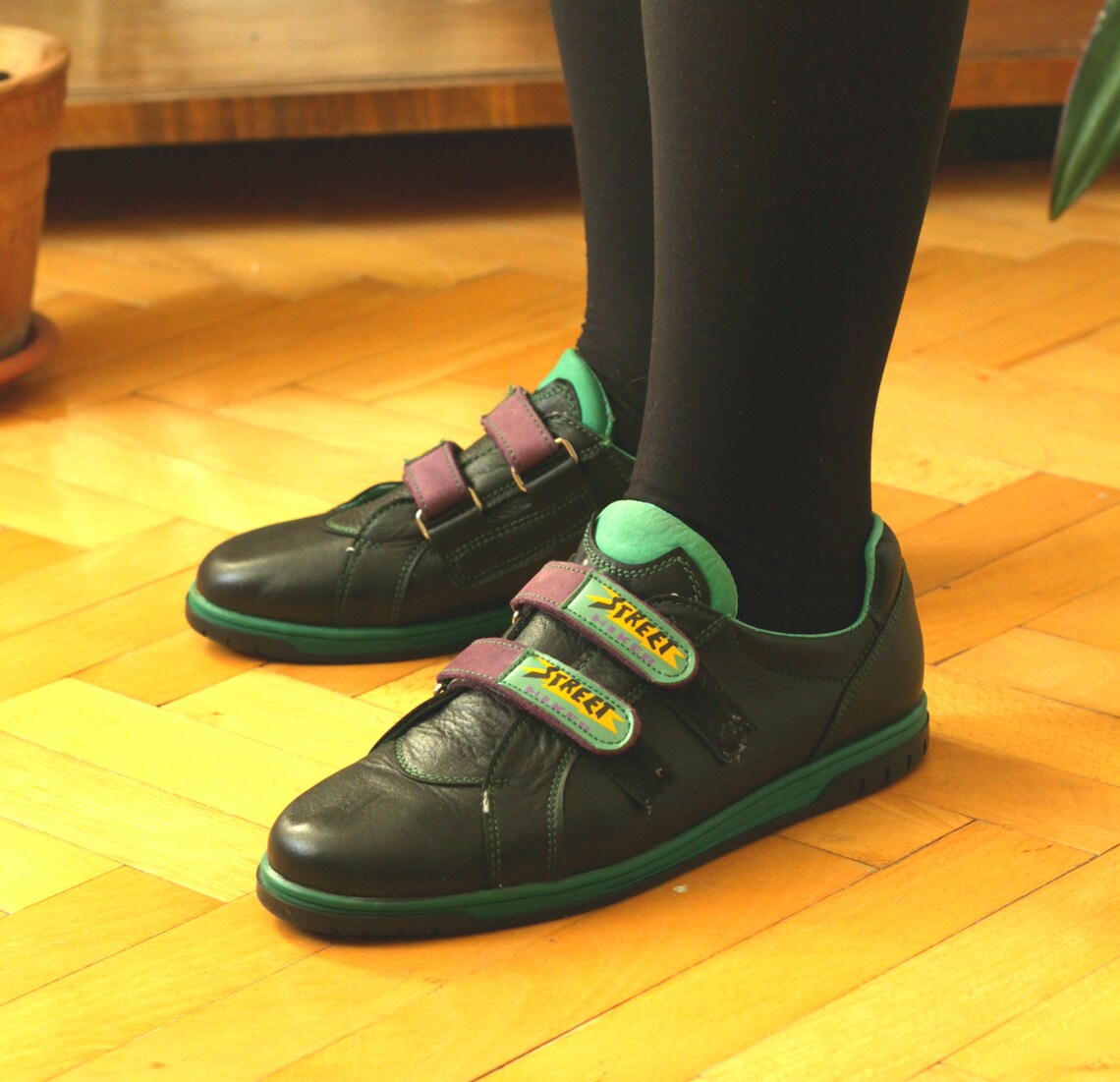 velcro shoes 80s