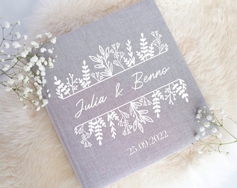 Photo album personalized, wedding, wedding gift bridal couple