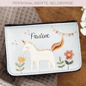 personalisierte Geldbörse für Kinder, Geldbörse mit Namen, Weihnachtsgeschenk für Kinder, Einschulungsgeschenk, Nikolausgeschenk, Portmonee
