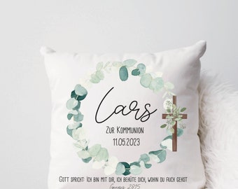 Communion pillow personalized with name and date, communion gift idea, communion pillow with name, communion gift
