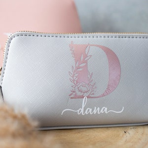 Personalisierte Kosmetiktasche mit Namen Schminktasche beautybag