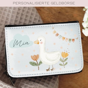 personalisierte Geldbörse für Kinder, Geldbörse mit Namen, Weihnachtsgeschenk für Kinder, Einschulungsgeschenk, Nikolausgeschenk, Portmonee