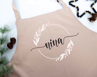 Cooking apron, barbecue apron with name, personalized, Christmas baking, gift idea