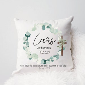 Communion pillow personalized with name and date, communion gift idea, communion pillow with name, communion gift image 6