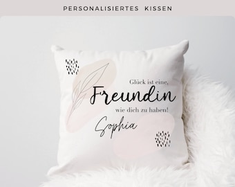 Kissen Kissenhülle Bezug Geschenkidee Beste Freundin