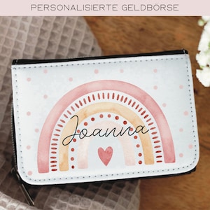 personalisierte Geldbörse für Kinder, Geldbörse mit Namen, Weihnachtsgeschenk für Kinder, Einschulungsgeschenk, Nikolausgeschenk, Portmonee