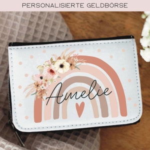 personalisierte Geldbörse für Kinder, Geldbörse mit Namen, Weihnachtsgeschenk für Kinder, Einschulungsgeschenk, Nikolausgeschenk, Portmonee
