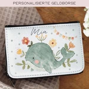 personalisierte Geldbörse für Kinder, Geldbörse mit Namen, Weihnachtsgeschenk für Kinder, Einschulungsgeschenk, Nikolausgeschenk, Portmonee