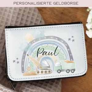 personalisierte Geldbörse für Kinder, Geldbörse mit Namen, Weihnachtsgeschenk für Kinder, Einschulungsgeschenk, Nikolausgeschenk, Portmonee