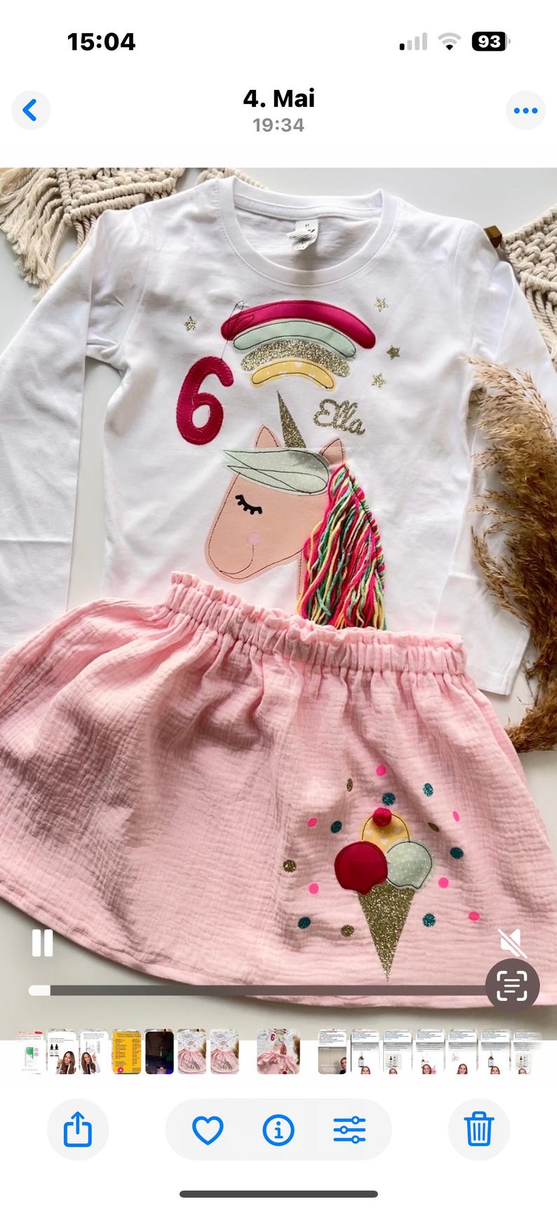 Geburtstagsshirt Kinder, Geburtstagsshirt, Shirt mit Zahl, Shirt Mädchen, Shirt Geburtstag, Shirt Einhorn, Kindershirt, Shirt mit Name 画像 10